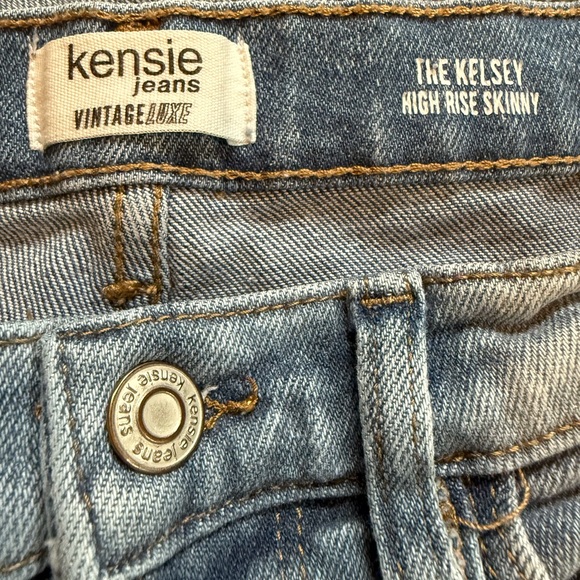 Kensie Kelsie High Rise Skinny Ankle Jeans - Picture 2 of 6